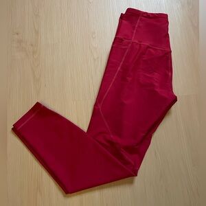 Red Old Navy Elevate Leggings